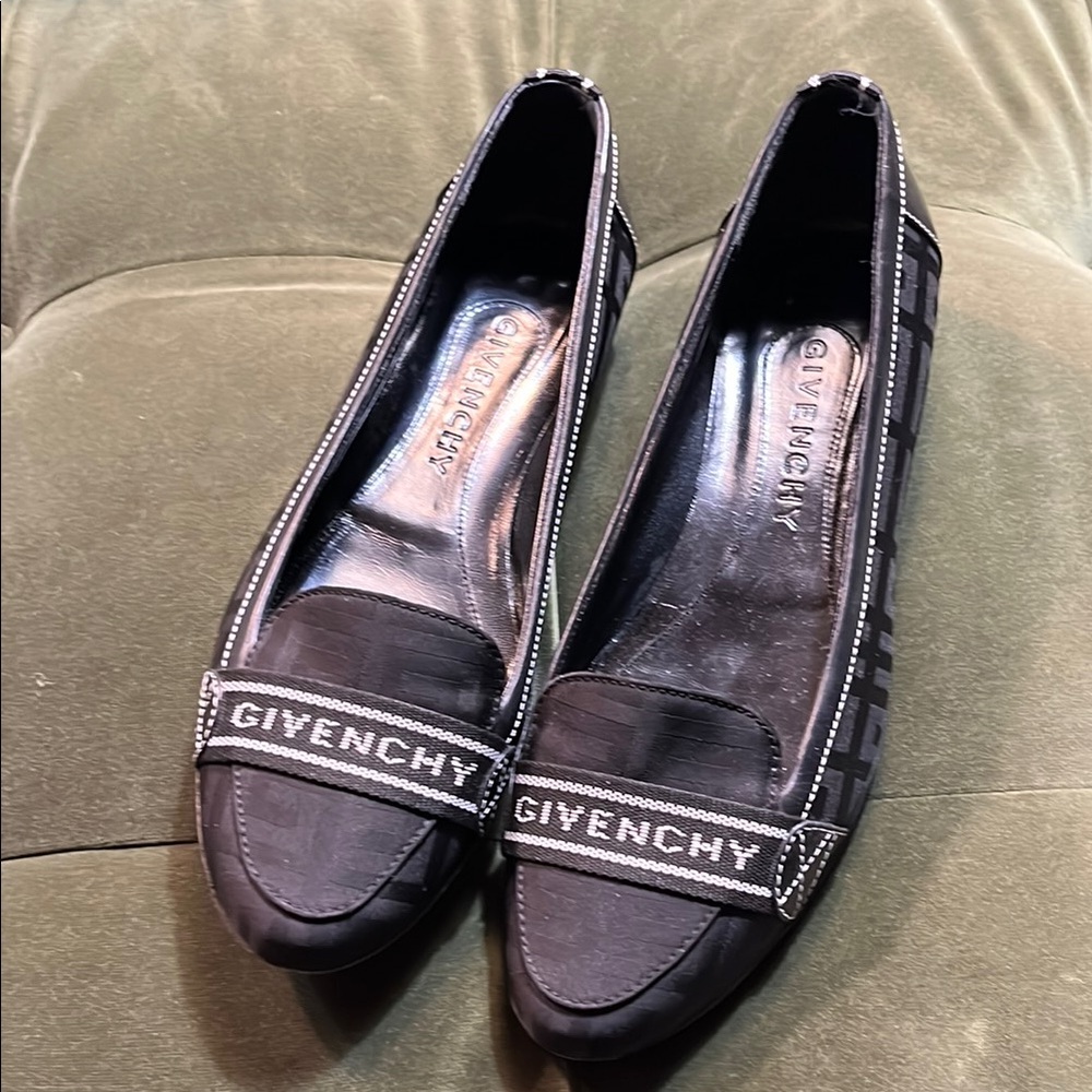 Auth GIVENCHY OXFORD Loafer Flats Shoes